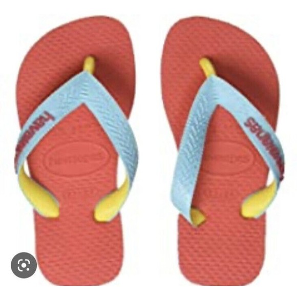 Havaianas Baby Multicolor Flip Flops Top Mix Size 7/8c (23-24), EUR 25/26 - Picture 1 of 5